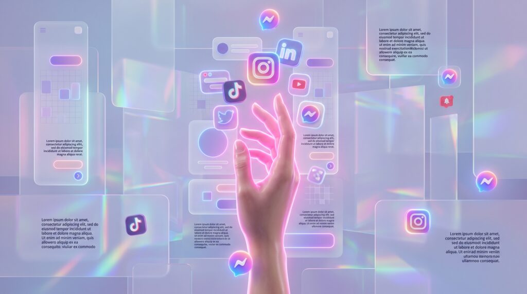 Gestao de redes sociais pela Lets Three